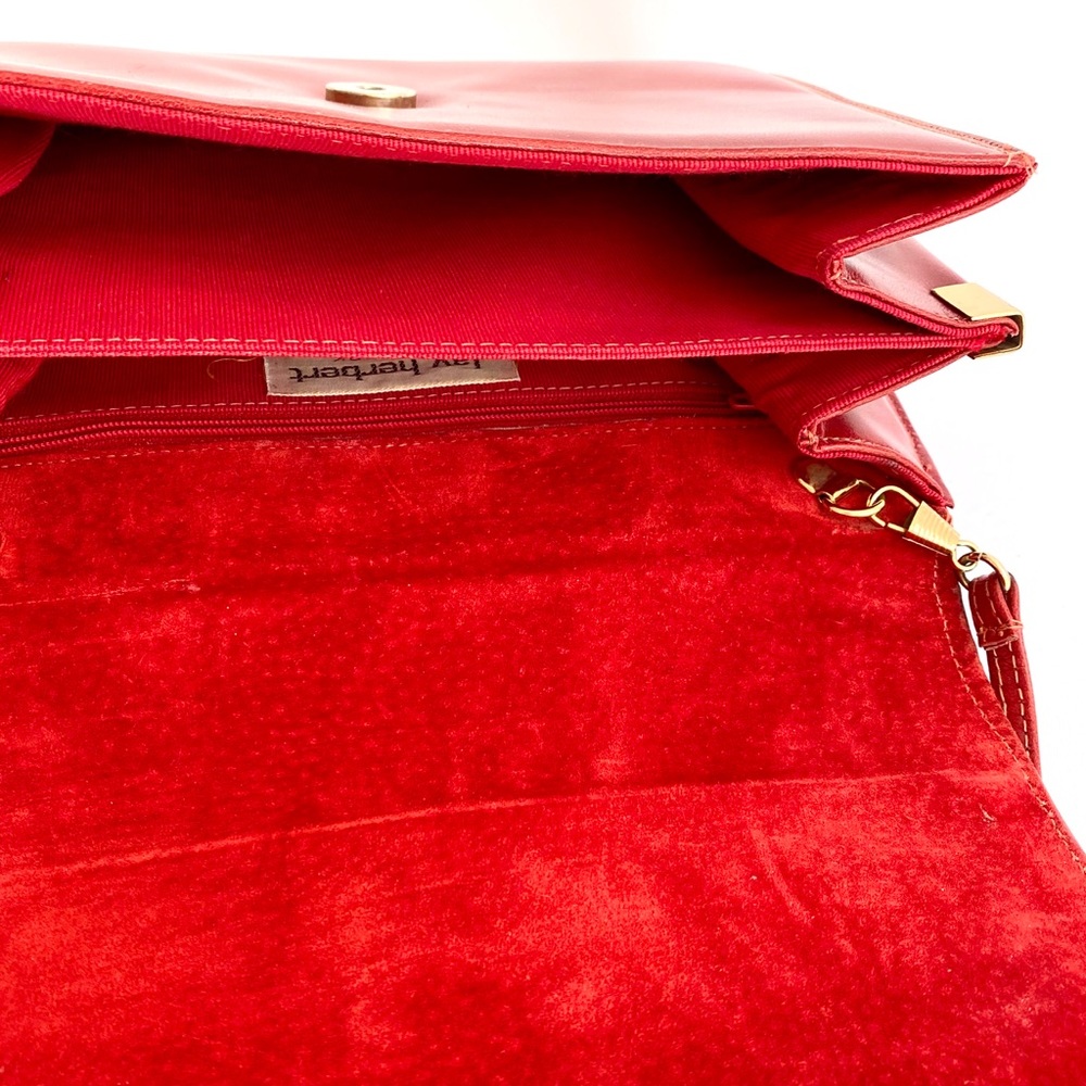 Vintage Jay Herbert Red Leather Purse - Picture 4 of 8